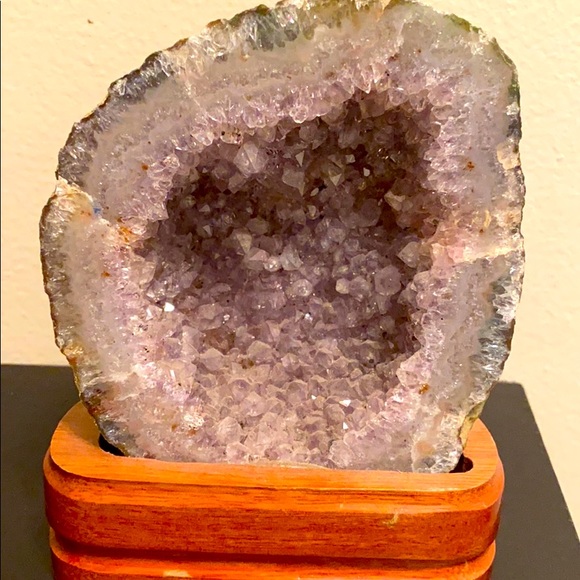 Natural Amethyst Geode Home Décor - Picture 1 of 4